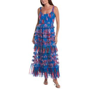Hutch Womens Lindsey Gown, Blue